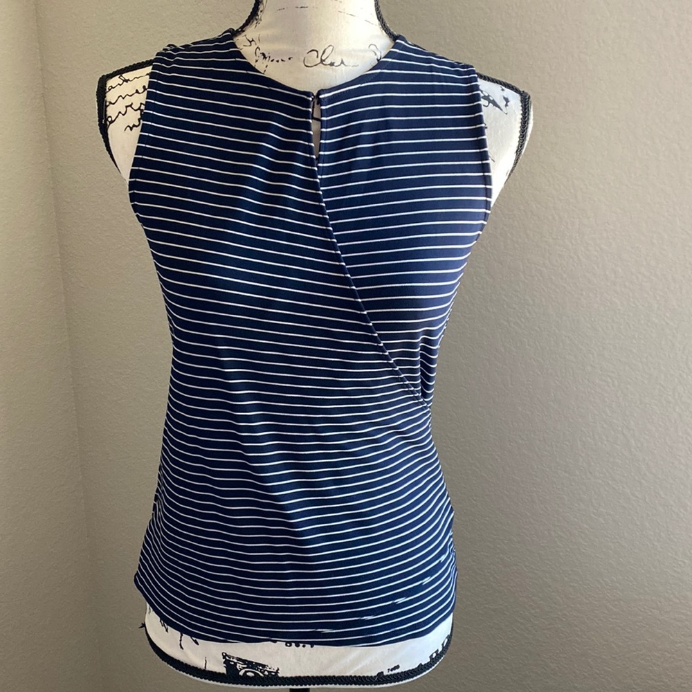 Ann Taylor Crossover Front Tank XS